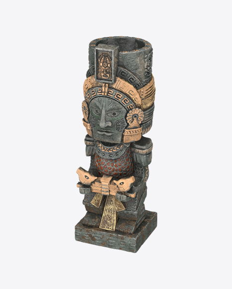 Mayan Statuette PNG