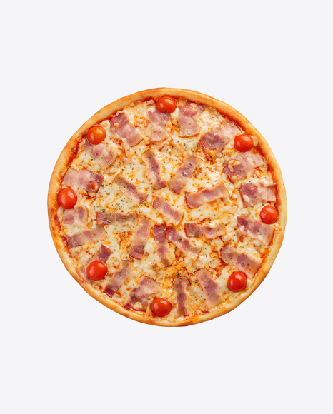 Pizza w/ Bacon & Tomatoes