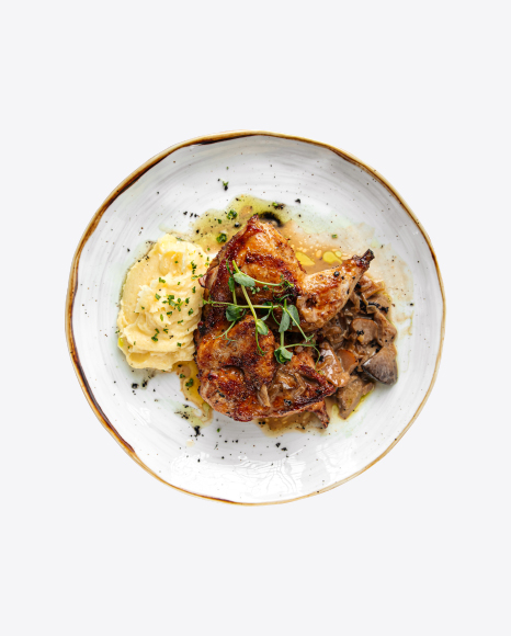 Chicken with Mashed Potatoes