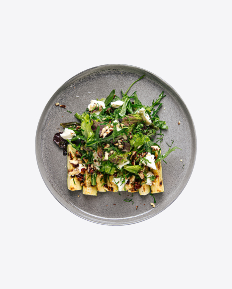 Baked Zucchini & Feta Cheese Salad
