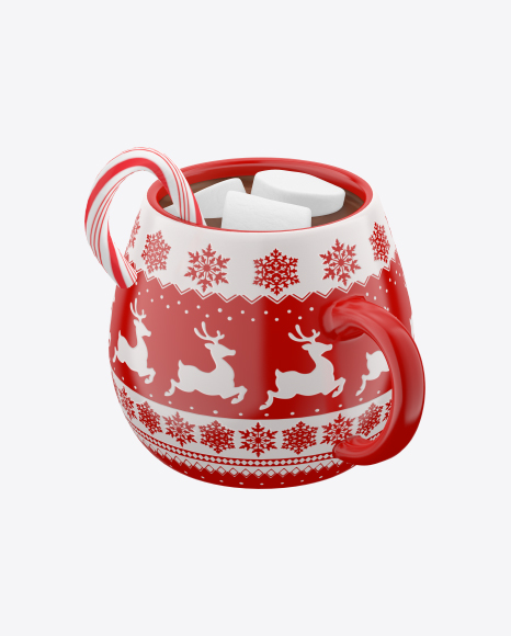 Christmas Hot Chocolate Cup PNG