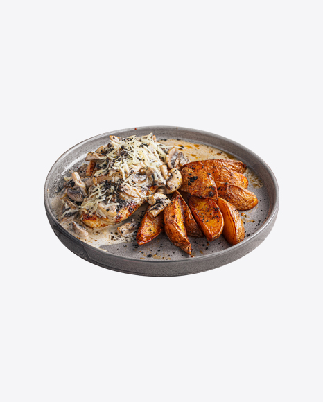 Grilled Chicken Fillet and Potato Wedges