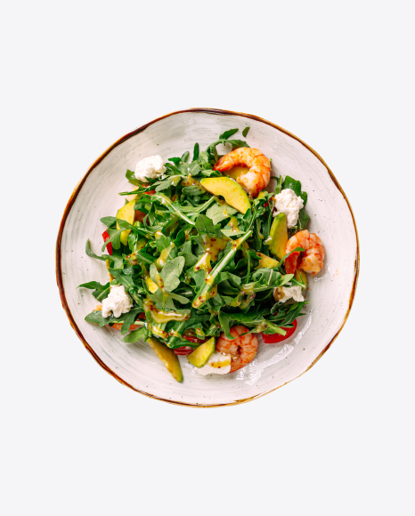 Shrimp Salad with Avocado & Arugula