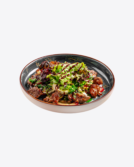Warm Veal Salad with Greens