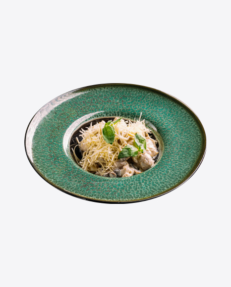 Fetuchini w/ Chicken & Mushrooms