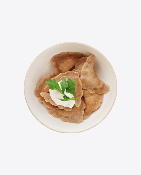 Whole-Wheat Flour Vareniki w/ Sour Cream