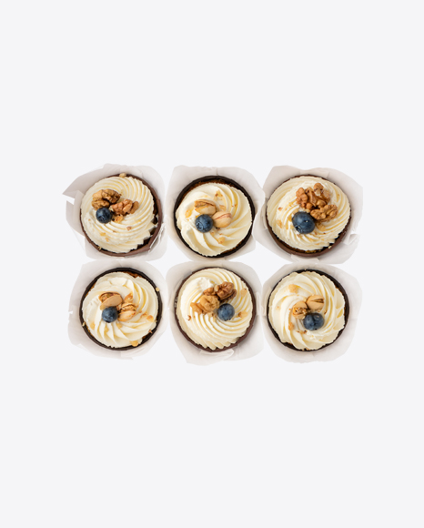 Cupcakes w/ Blueberry & Nuts