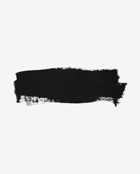 Stroke of Black Paint PNG