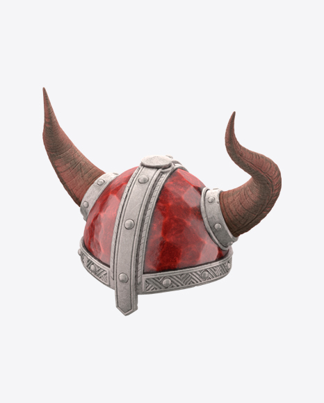 Horned Medieval Helmet PNG