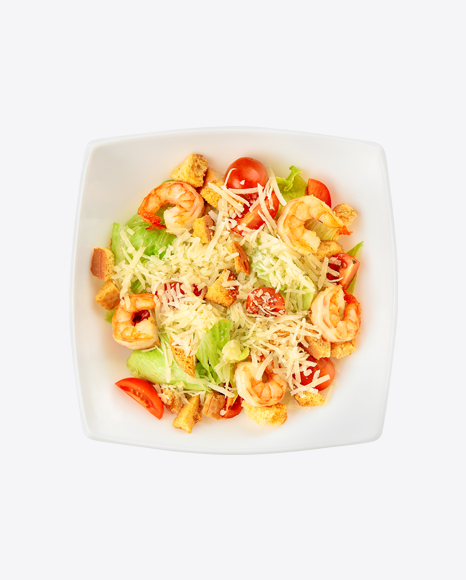 Caesar Salad w/ Shrimps