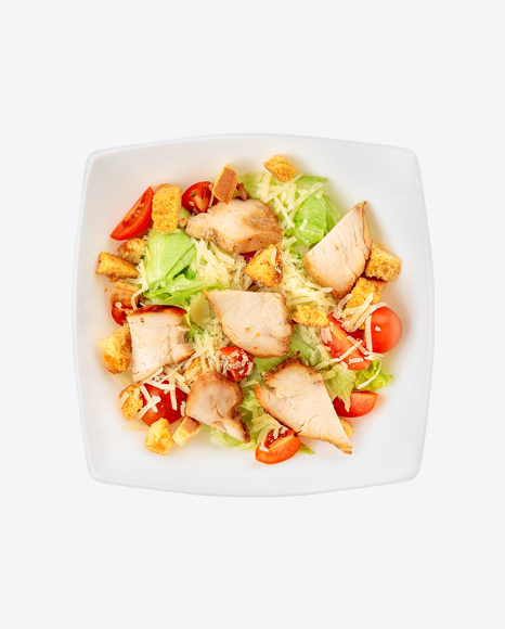 Caesar Salad w/ Chicken PNG