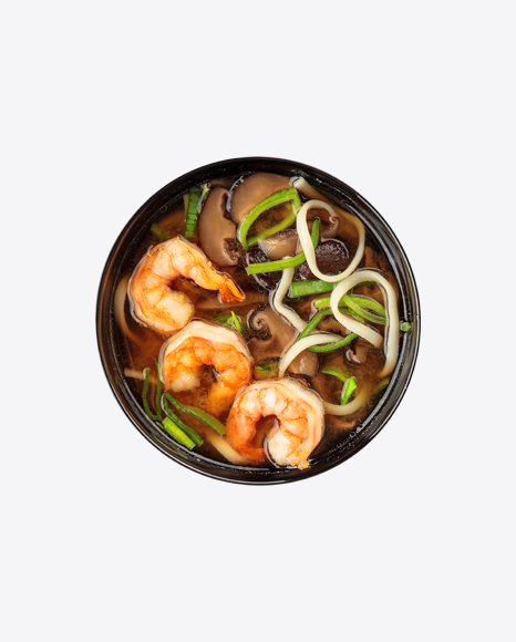 Miso Soup w/ Shrimps