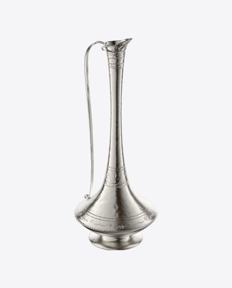 Silver Vase PNG