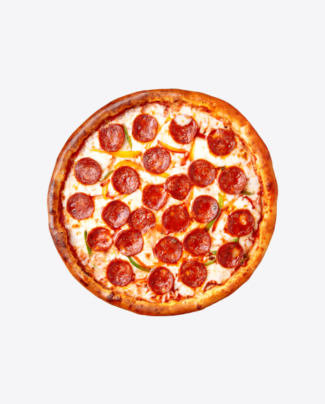Pepperoni Pizza with Salami