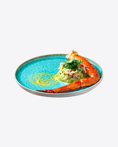 Crab Leg with Salad