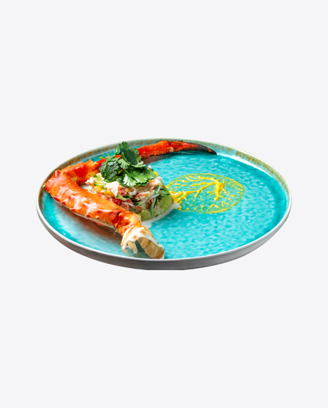 Crab Leg with Salad