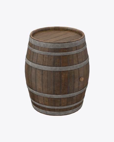 Wooden Barrel PNG