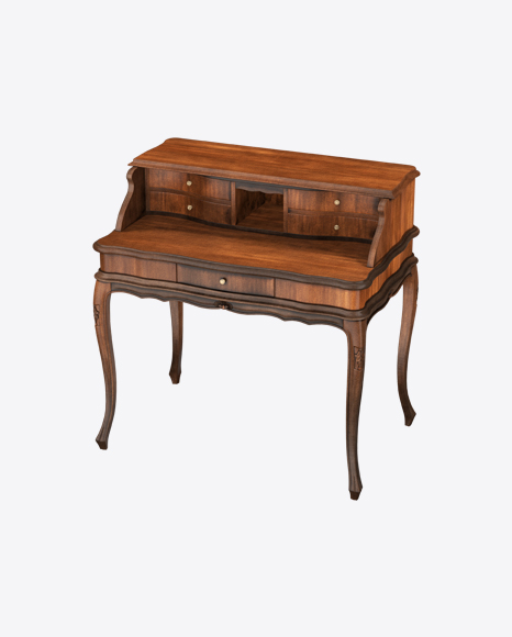Wooden Desk PNG