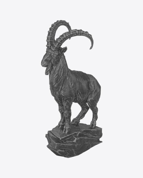 Ibex Statue PNG