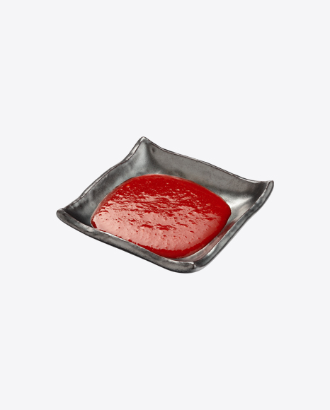 Ketchup in Dip-Bowl PNG