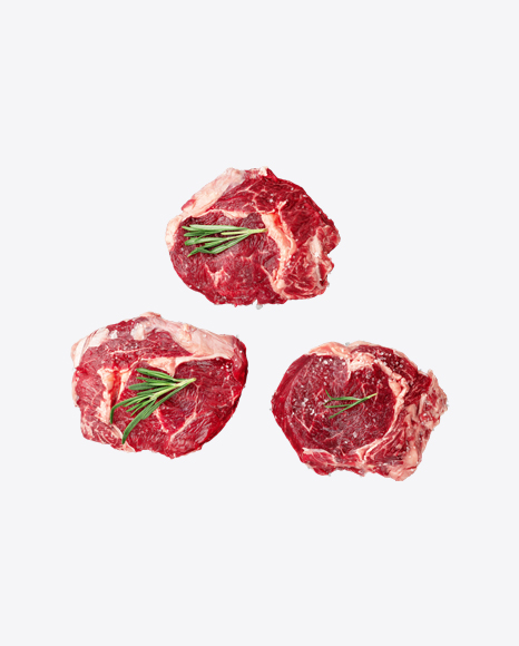 Raw Beef Slices w/ Rosemary PNG