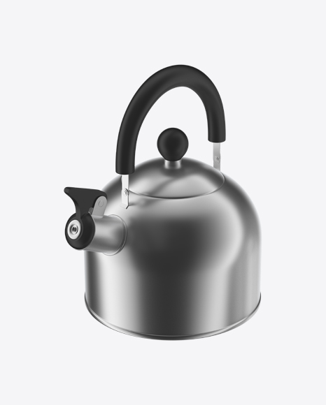 Stainless Steel Kettle PNG