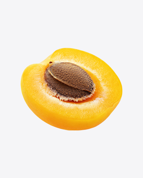Half of Apricot PNG