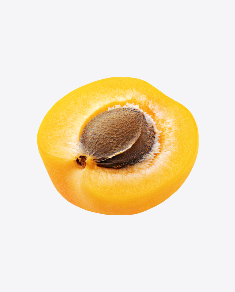 Half of Apricot PNG