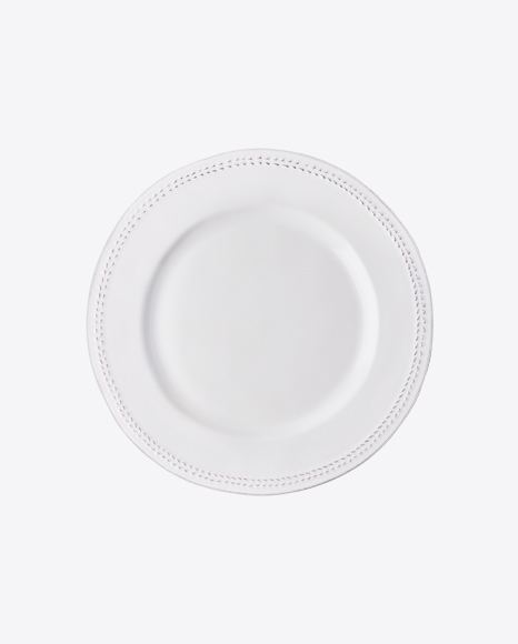 White Ceramic Plate