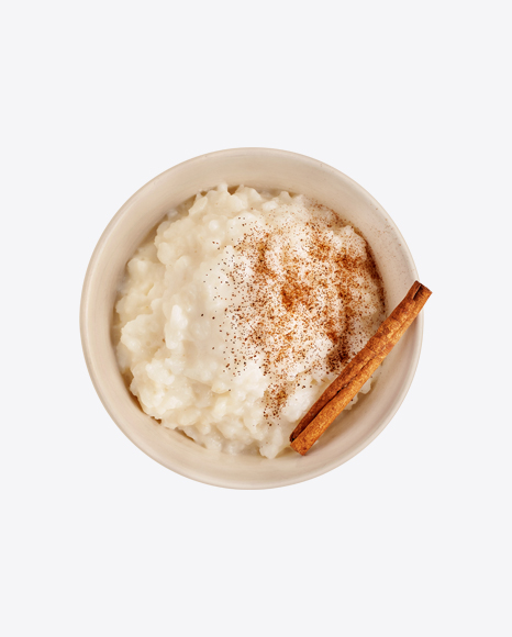 Rice Porridge w/ Cinnamon Sticks