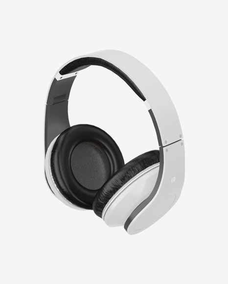 White Headphones PNG