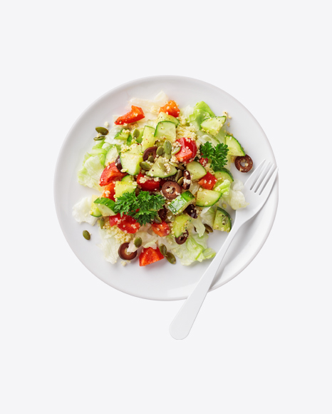 Fresh Salad w/ Couscous PNG