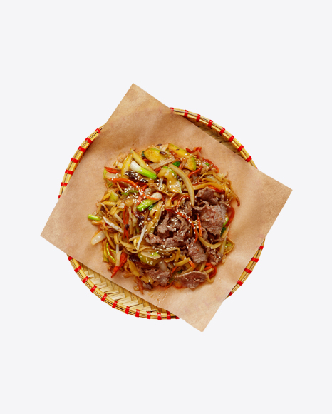 Wok w/ Vegetables & Beef PNG