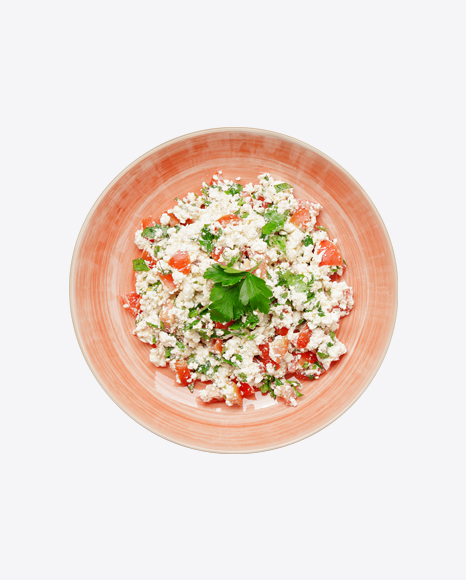 Cottage Cheese w/ Tomatoes & Greens PNG