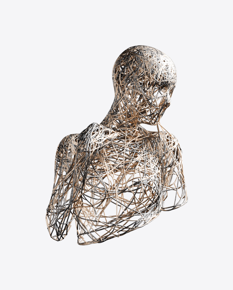 Abstract Bust