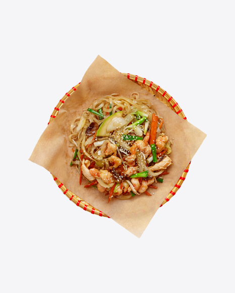 Udon w/ Shrimps & Vegetables