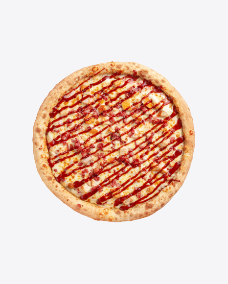 Pizza w/ BBQ Sauce