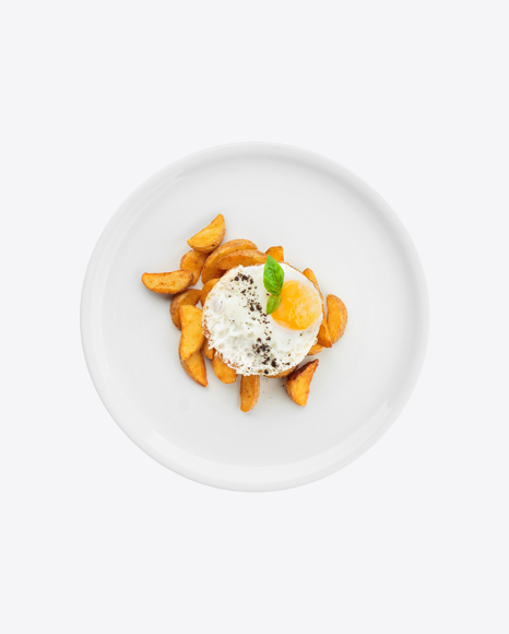 Country Potatoes w/ Roasted Chicken Egg