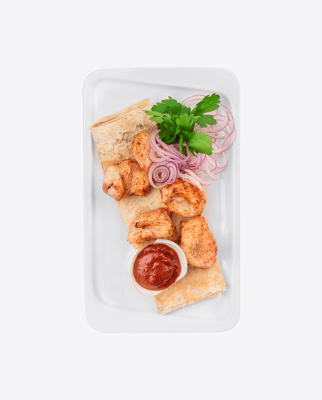 Chicken Shashlik w/ Tomato Sauce