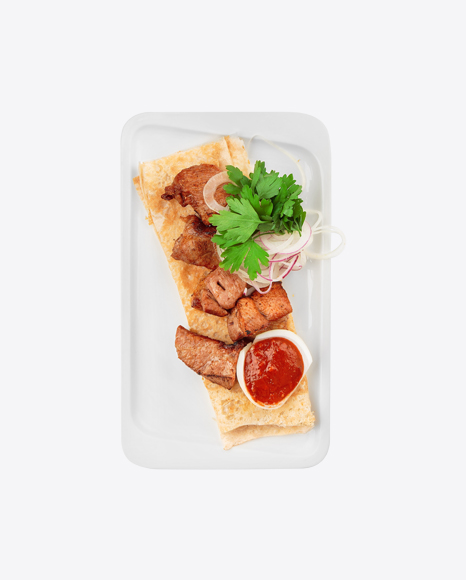 Pork Shashlik w/ Tomato Sauce