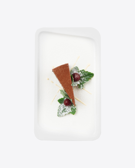 Chocolate Cheesecake Slice
