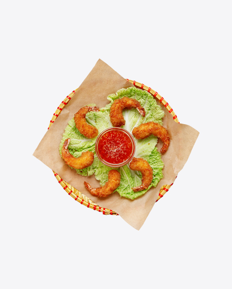 Fried Shrimps w/ Sauce