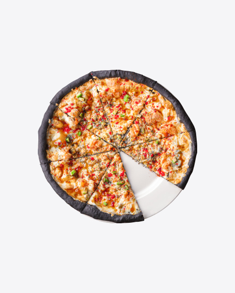 Sliced Black Pizza