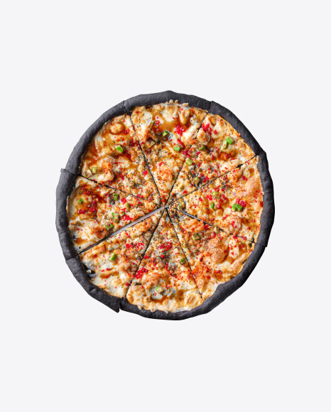 Sliced Black Pizza