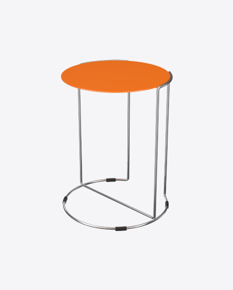 Modern Orange Chair PNG