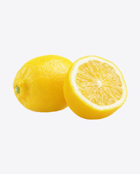 Lemon with Half PNG