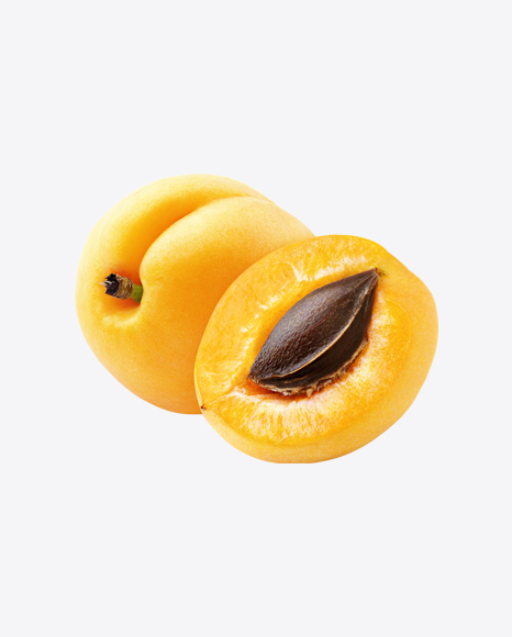 Apricot with Half PNG