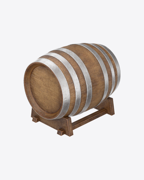 Wooden Barrel PNG