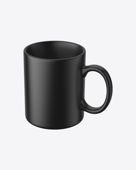 Black Ceramic Mug