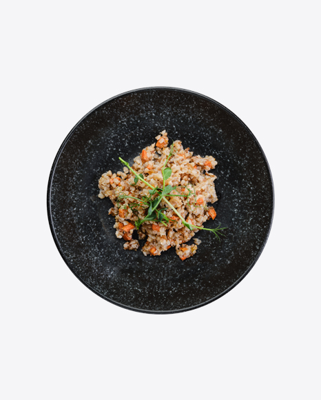 Buckwheat w/ Carrot Slices